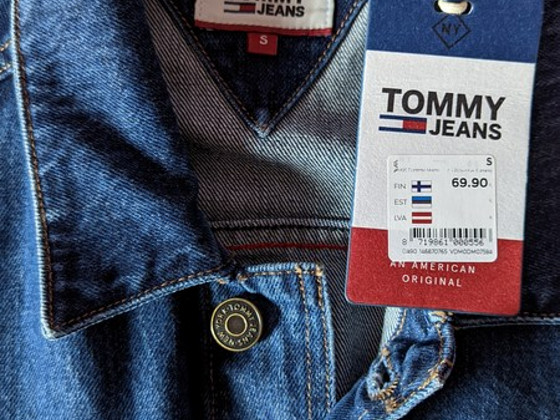 Uus.Tommy Jeans.Teksajakk . Suurus S.