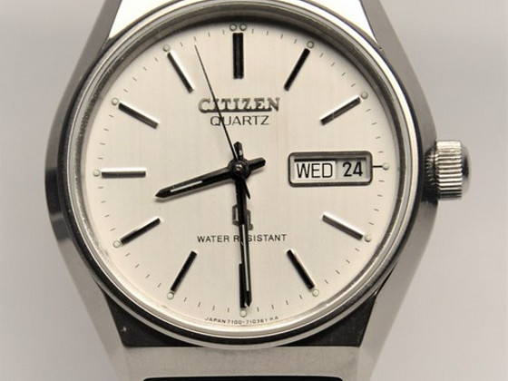 Винтаж Citizen CQ Quartz JDM Kanji июнь 1978