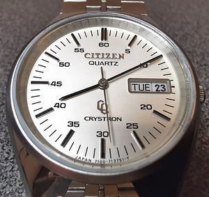 Vintage Citizen CQ Crystron Quartz JDM Kanji December 1978 (2 foto / 10)