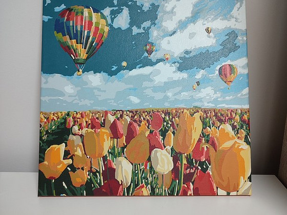 Painting "Flight into the future"