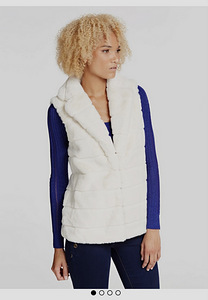 Guess faux fur vest, S -M, uus (2 foto / 6)