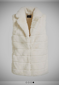 Guess faux fur vest, S -M, uus (3 foto / 6)