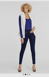 Guess faux fur vest, S -M, uus (4 foto / 6)
