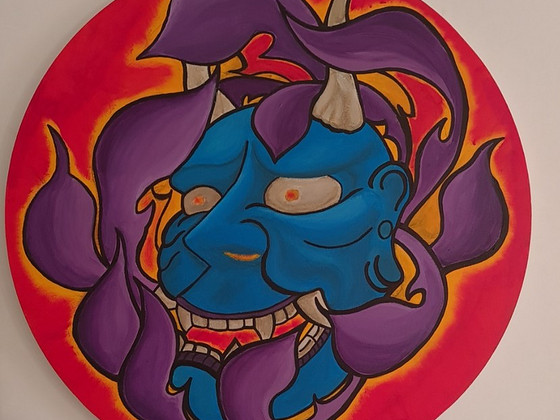 Autori maal Mask "Hannya"