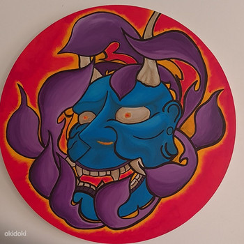 Autori maal Mask "Hannya"