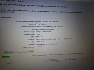 Sülearvuti Asus Vivobook X507U + laadija (6 foto / 6)