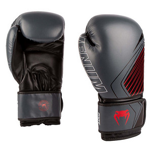 Боксерские перчатки Venum contender 2.0 grey red (2 фото из 3)