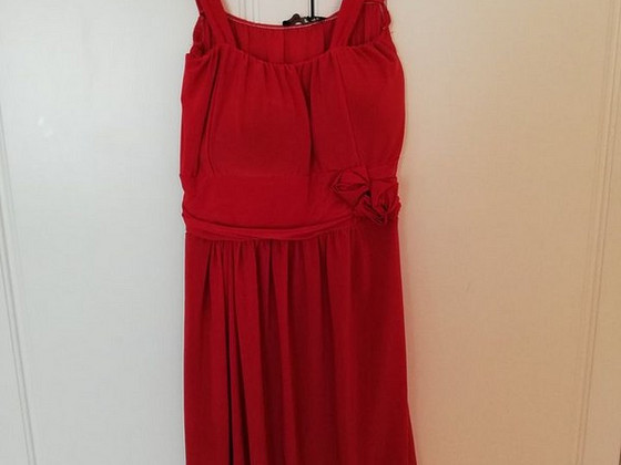 Праздничное красное платье S/ (XS-S) 34/36