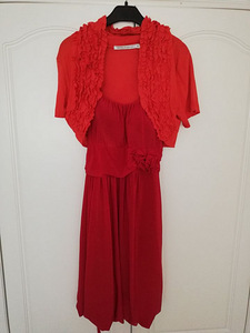 Pidulik punane kleit S/ (XS-S) 34/36 (6 foto / 8)