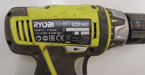 Akutrell Ryobi LCD1802 + aku 1,3Ah (ilma laadija) (5 foto / 5)
