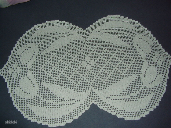 Heegeldatud linik ca 72*46 cm
