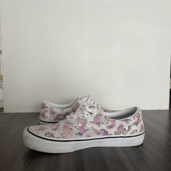 Vans UltraCush Pro White Pink Skater Dinosaur