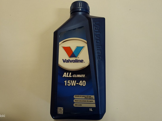 VALVOLINE ALL CLIMATE 15W40, 1L