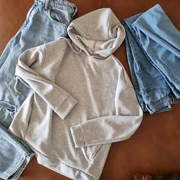 Толстовка Stradivarius + джинсы Pull&Bear XS-S