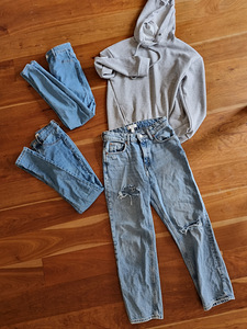 Stradivarius dressipluus+Pull&Bear teksapüksid XS-S (2 foto / 3)