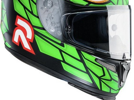 Мотоциклетный шлем HJC RPHA Green Mamba