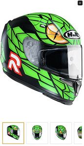 Mootoratta kiiver HJC RPHA Green Mamba (1 foto / 4)