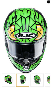Mootoratta kiiver HJC RPHA Green Mamba (2 foto / 4)