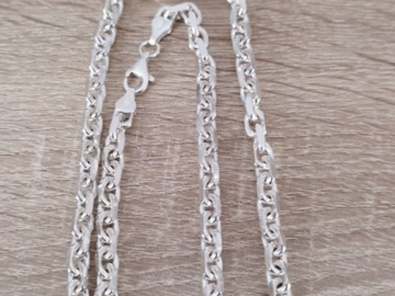 Серебряная якорная цепочка 925 пробы
