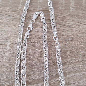 Серебряная якорная цепочка 925 пробы