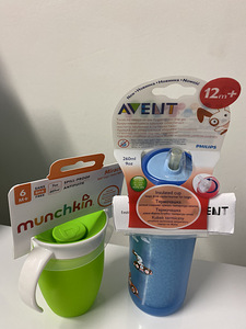 Новый! Поилка и чашка (Philips Avent и Munchkin) (1 фото из 4)