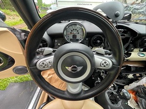 MINI R56 деревянный руль и молдинги (1 фото из 2)