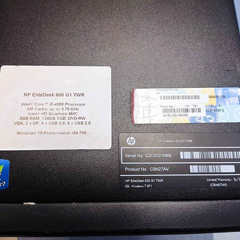 HP EliteDesk 800 G1 TWR