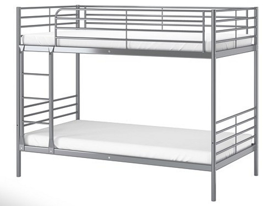 Продам кровать SVÄRTA 2-ярус. 90x200 см с матрацами
