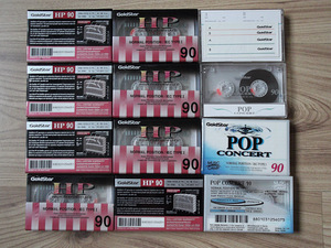 Kassetid GoldStar HP 90 uued, kiles,TDK (1 foto / 2)