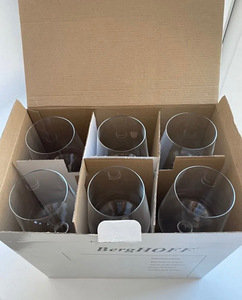 BergHOFF Wine crystal glasses. 6x.(Бокалы, хруст.стекло,6шт) (6 фото из 6)