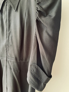 H&M Studio naiste must puff-sleeved midi kleit, s.42 (7 foto / 10)