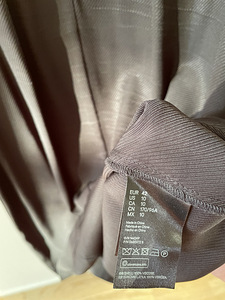 H&M Studio naiste must puff-sleeved midi kleit, s.42 (8 foto / 10)