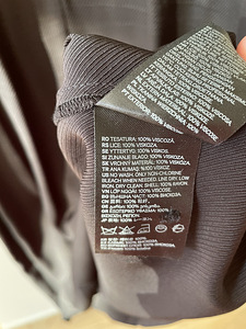 H&M Studio naiste must puff-sleeved midi kleit, s.42 (10 foto / 10)