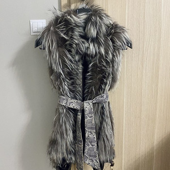 Naturaalsest karusnahast vest xs/s