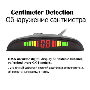 Помощь при парковке с 4 датчиками и светодиодным дисплеем, датчики парковки (3 фото из 5)