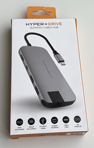 HYPERDRIVE SLIM 8-in-1 USB-C Hub , Space Gray (1 foto / 4)