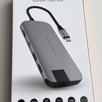 HYPERDRIVE SLIM 8-in-1 USB-C Hub , Space Gray