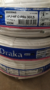 Кабель 3G2,5. 5G2,5. 3G1,5. 5G1,5.3×1,5 (2 фото из 2)