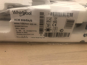Индукционная плита Whirlpool ACM 808 BA/S (3 фото из 3)