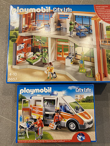 Playmobil lastehaigla & kiirabiauto (1 foto / 7)