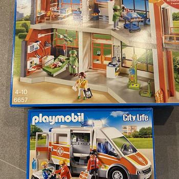 Playmobil детская больница и скорая помощь