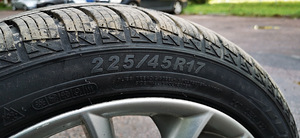 Veljed + lamellrehvid 225/45R17 (6 foto / 6)