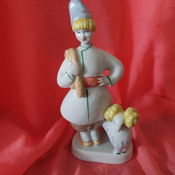 Украинский фарфор Пастушок
