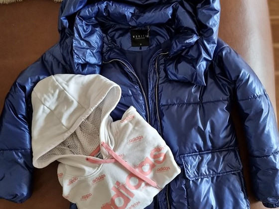 Зимнее пальто Mohito XS/32-34. толстовка adidas БЕСПЛАТНО