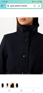 Uus G Star Raw villane mantel, suurusS (5 foto / 7)