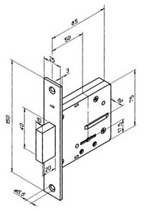 Abloy Boda 428 turvalukk. UUS! (2 foto / 2)