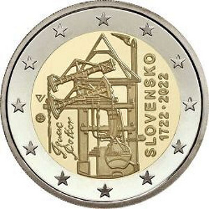2 евро Словакия 2022 UNC (1 фото из 1)