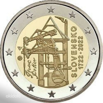 2 eurot Slovakkia 2022 UNC