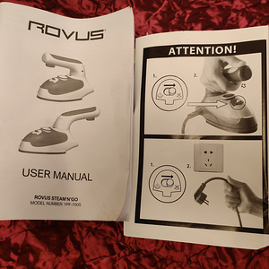 ROVUS паровой утюг новый (5 фото из 5)