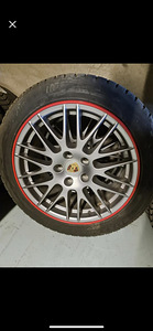 Porshe originaalveljed 20” koos lamell rehvidega (1 foto / 4)